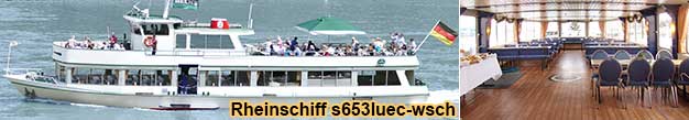 Rheinschiff s653luec-wsch Rheinschifffahrt bei Rdesheim, Bingen, Ingelheim-Freiweinheim, Eltville, Wiesbaden, Mainz, Rsselsheim, Frankfurt am Main.