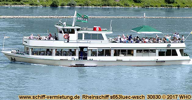 Rheinschiff s653luec-wsch Schiff Rhein Mainz Wiesbaden Biebrich Rdesheim Bingen Loreley Frankfurt Main Rsselsheim Flrsheim