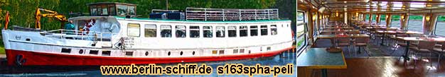 Berlin Hennigsdorf Schiff mieten Grillschiff Partyschiff Partyboot Grillboot Spree