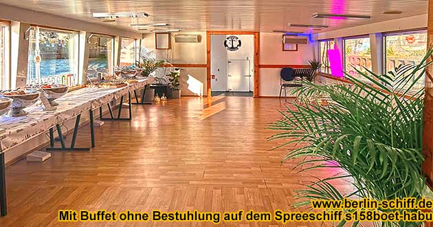 Berlin Charlottenburg Schiff mieten Partyschiff Partyboot Spree, auch im Winter