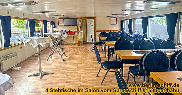 Berlin Charlottenburg Schiff mieten Partyschiff Partyboot Spree, auch im Winter