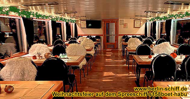 Berlin Charlottenburg Schiff mieten Partyschiff Partyboot Spree, auch im Winter